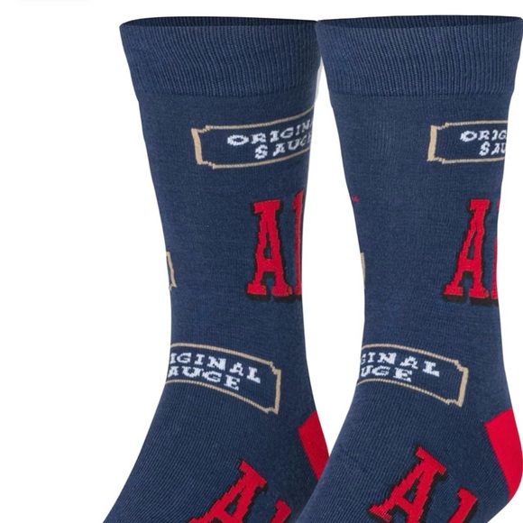 Buy 2, Get 1 FREE! 🎉 Stocking Stuffer Fun, Crazy Crew Socks - A1 Sauce - Picture 7 of 9